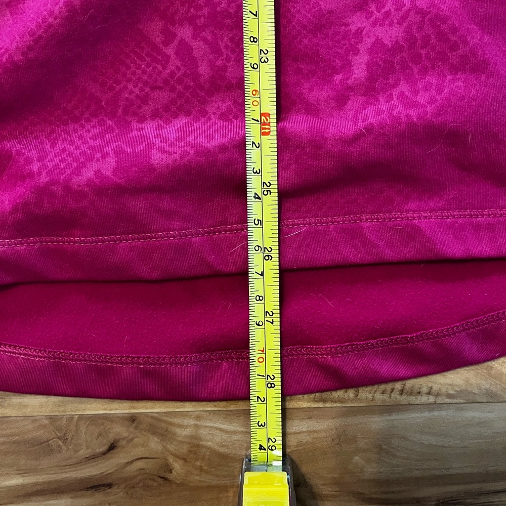 Nike Pro Dri-FIT Half Zip Women’s Pullover in Bold Pink/Magenta - Picture 10 of 12